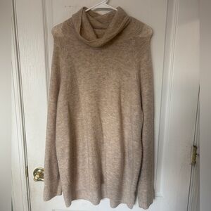 H&M Creamy Beige Cowl Neck Sweater